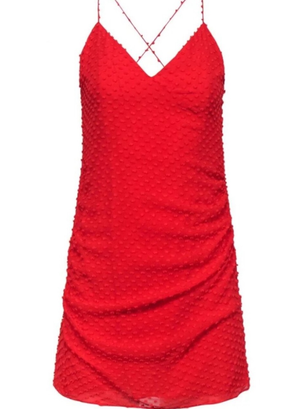 Alice + Olivia Daria Ruched Mini Dress
